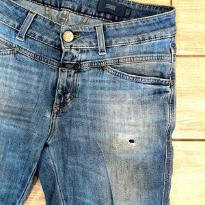 Closed Denim Sz 28 Distressed Light Wash Skinny Jeans